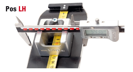 Ski radius measuring system 1